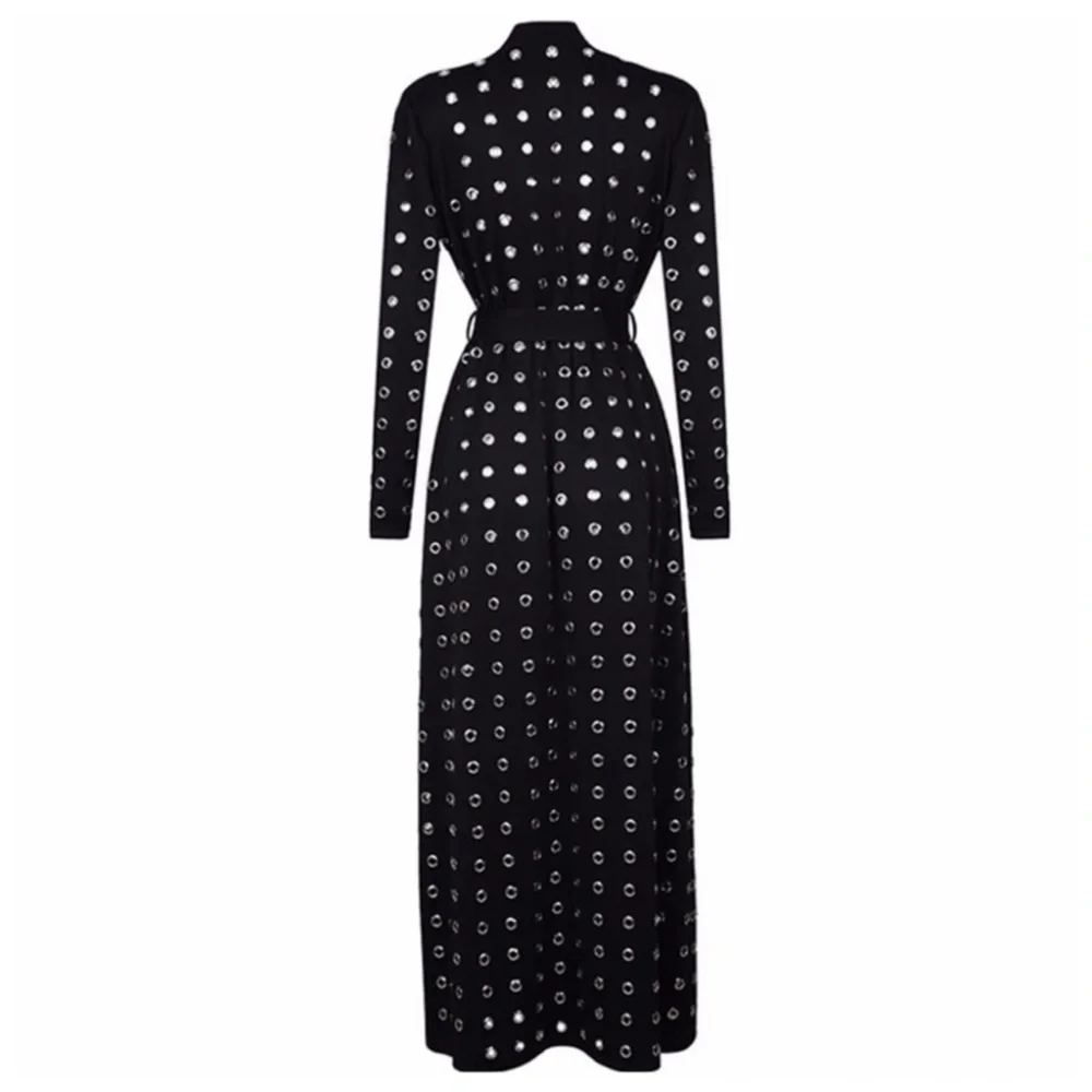 Runway Long Grommet Duster Jacket - Picture 6 of 11